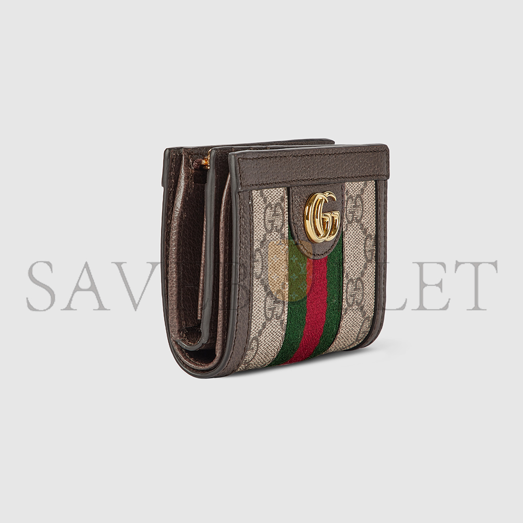 GUCCI OPHIDIA BI-FOLD WALLET 813296 (11*8*3cm)